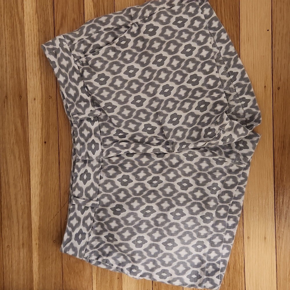 Grey Linen Shorts